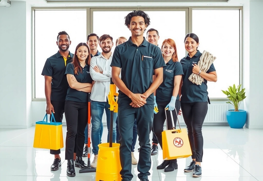 Echipa CleanSYSTEM folosind echipamente moderne